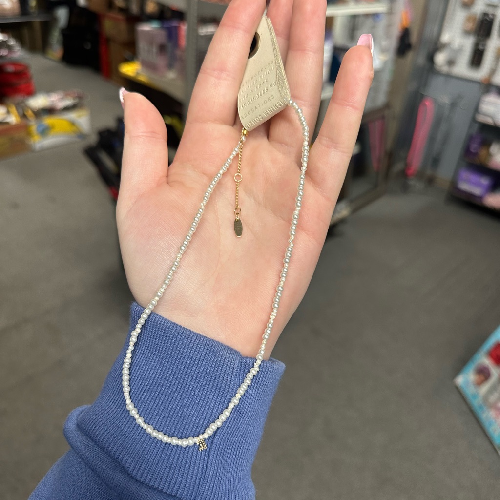 Anthropologie E Letter Necklace 40$